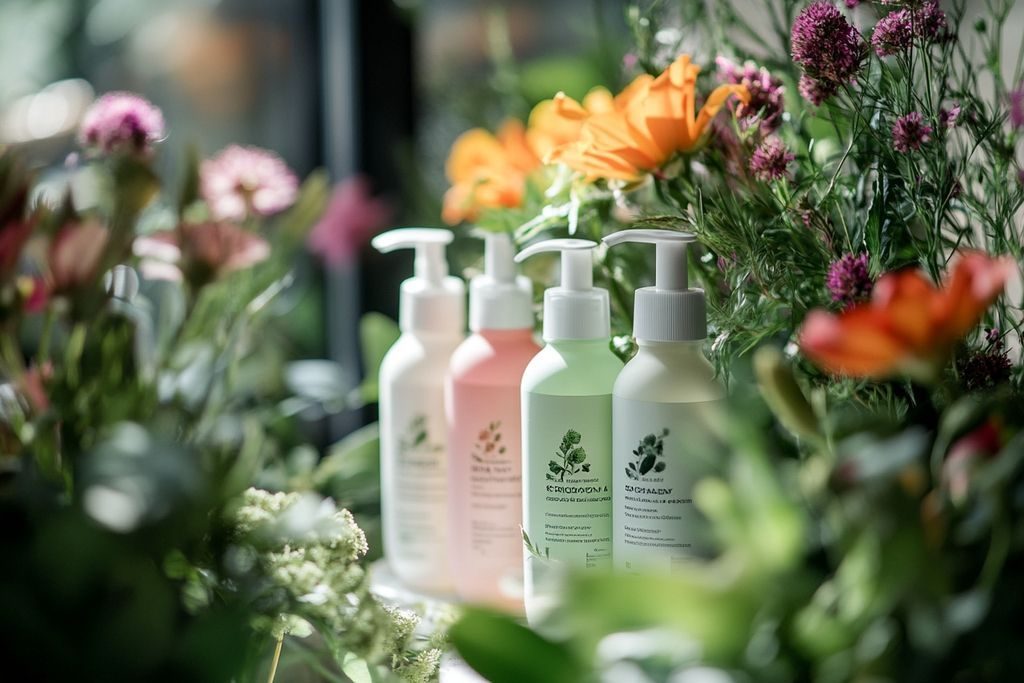 Produit de beauté en L