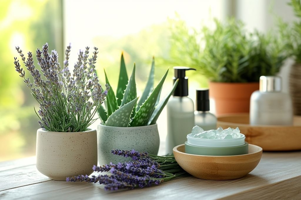 Produit de beauté en N