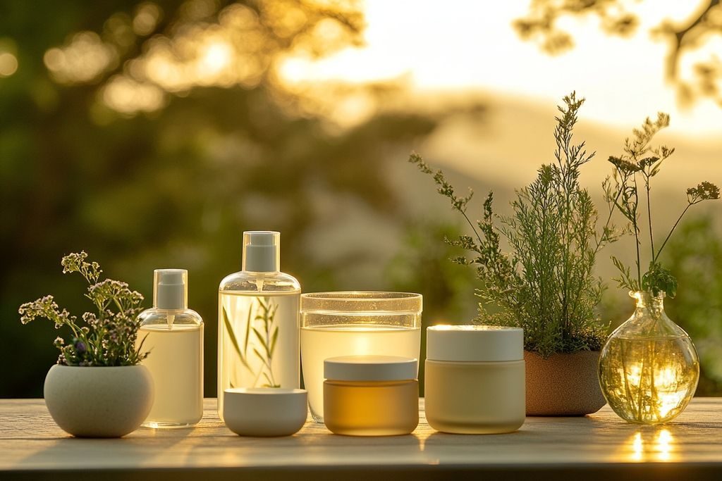 Produit de beauté en T