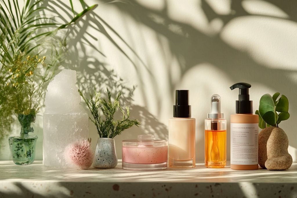 Produit de beauté en U