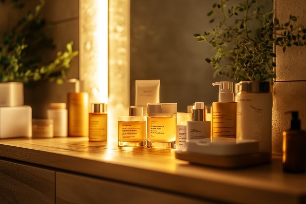 Produit de beauté en X
